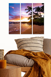 Conjunto de 3 Quadros Decorativos em MDF Multicolor – 70x50 cm (3 mm)