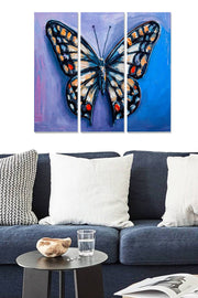 Tríptico Decorativo em MDF Multicolor – 3 Peças (20x50 cm cada) | Total 70x50 cm | 100% MDF 3 mm