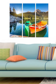 Quadro Decorativo em MDF Multicolor (Conjunto 3 Peças) – 70 x 50 cm, Espessura 3 mm (MDF130714175)