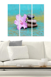 Quadro Decorativo em MDF Multicolor – Conjunto de 3 Peças (20x50 cm cada, total 70x50 cm, 3 mm)