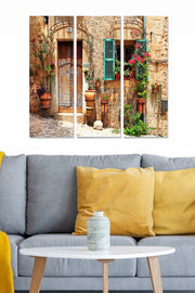 Tríptico Decorativo em MDF Multicolor – 3 Peças, 70x50 cm (3 mm)