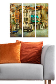 Quadro Decorativo Multicolor em MDF (Conjunto 3 Peças) – 20 x 50 cm cada, Total 70 x 50 cm, Espessura 3 mm