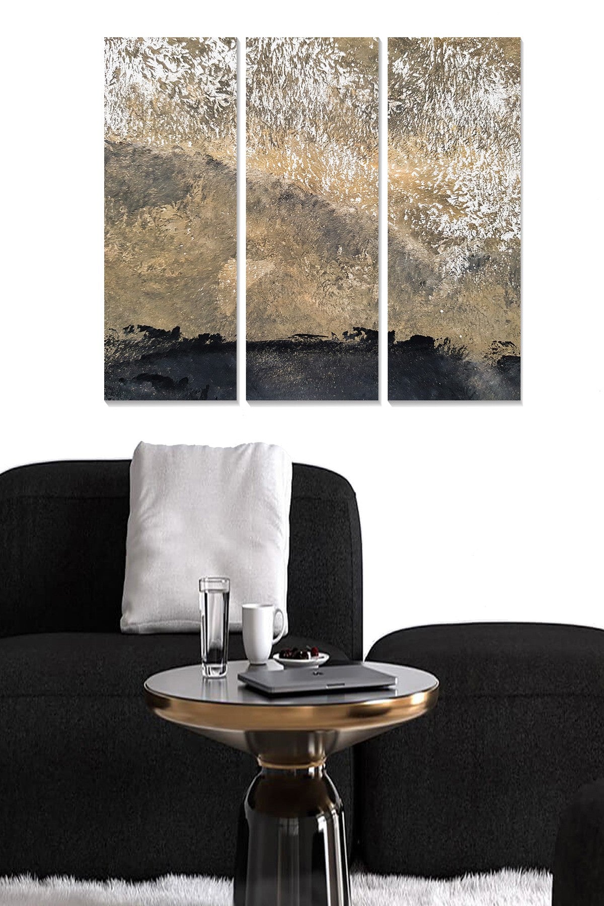 Quadro Decorativo em MDF Multicolor – Conjunto 3 Peças (70x50 cm) | 100% MDF, 3 mm