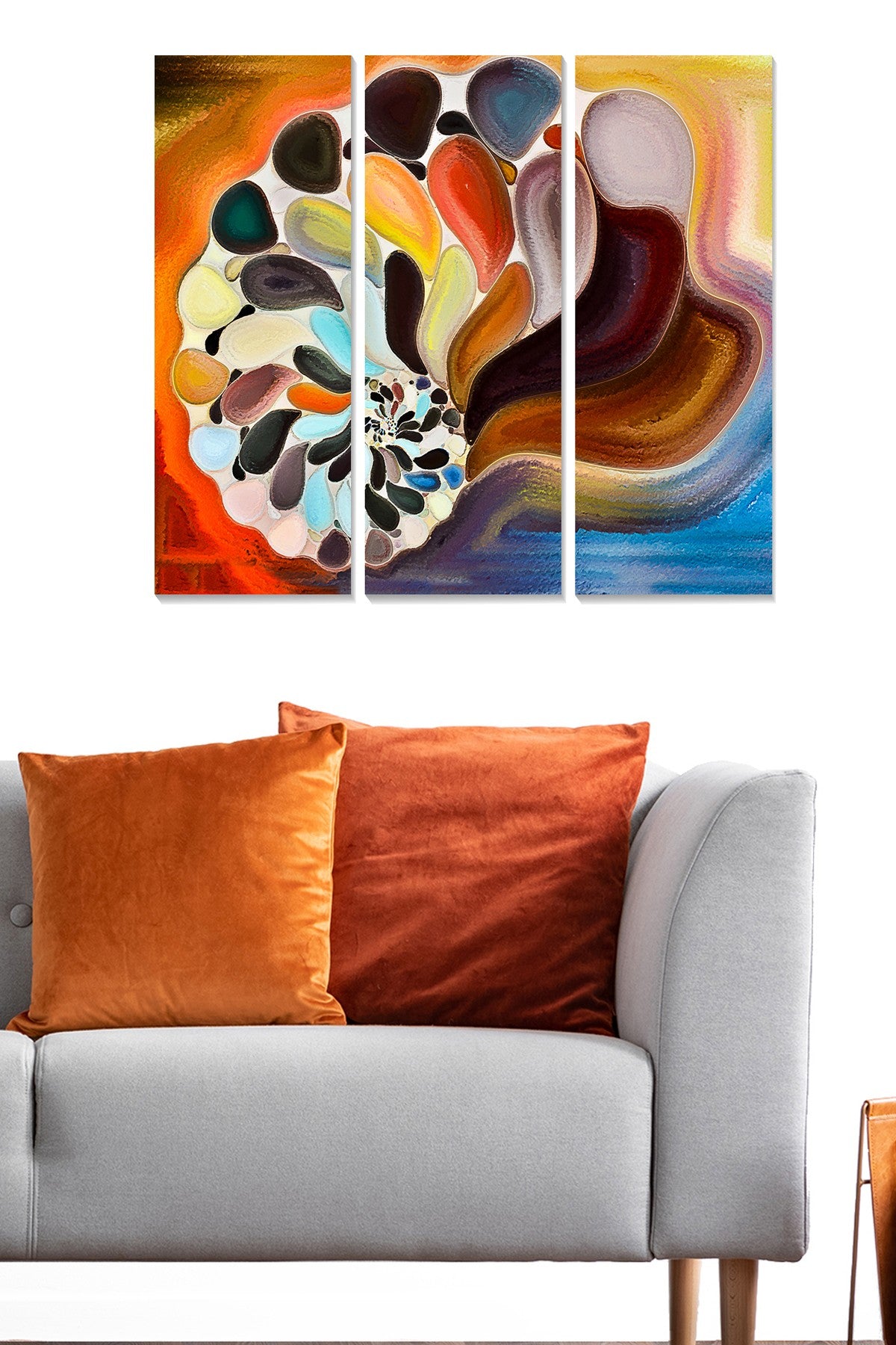 Conjunto de Quadros Decorativos em MDF Multicolor (3 Peças) 70 x 50 cm, 3 mm – MDF13275894204