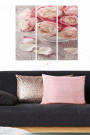 Conjunto de Quadros Decorativos em MDF 100% (3 Peças) Multicolor — 70 x 50 cm (3 x 20 x 50 cm), 3 mm