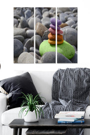 Tríptico Decorativo em MDF Multicolor 70x50 cm (3 Peças) – 100% MDF, 3 mm