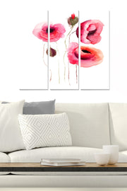 Tríptico Decorativo em MDF Multicolor – 70 x 50 cm (3× 20 x 50 cm), MDF 100% 3 mm