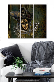 Conjunto de Quadros Decorativos em MDF 3 mm (3 Peças) Multicolor – 20 x 50 cm cada, 70 x 50 cm total