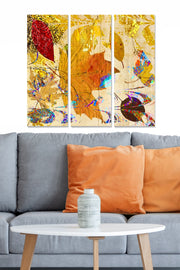 Quadro Decorativo MDF Multicolor – Conjunto 3 Peças (20x50 cm cada, total 70x50 cm) – MDF 3 mm – MDF1420861