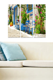 Quadro Decorativo em MDF (3 Peças) Multicolor – 70x50 cm (20x50 cm cada), Espessura 3 mm