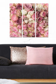 Tríptico Decorativo em MDF (3 Peças) Multicolor – 70 x 50 cm, 3 mm