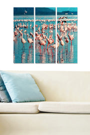 Quadro Decorativo em MDF Multicolorido (Conjunto 3 Peças) – 70x50 cm Total, 3x 20x50 cm, Espessura 3 mm