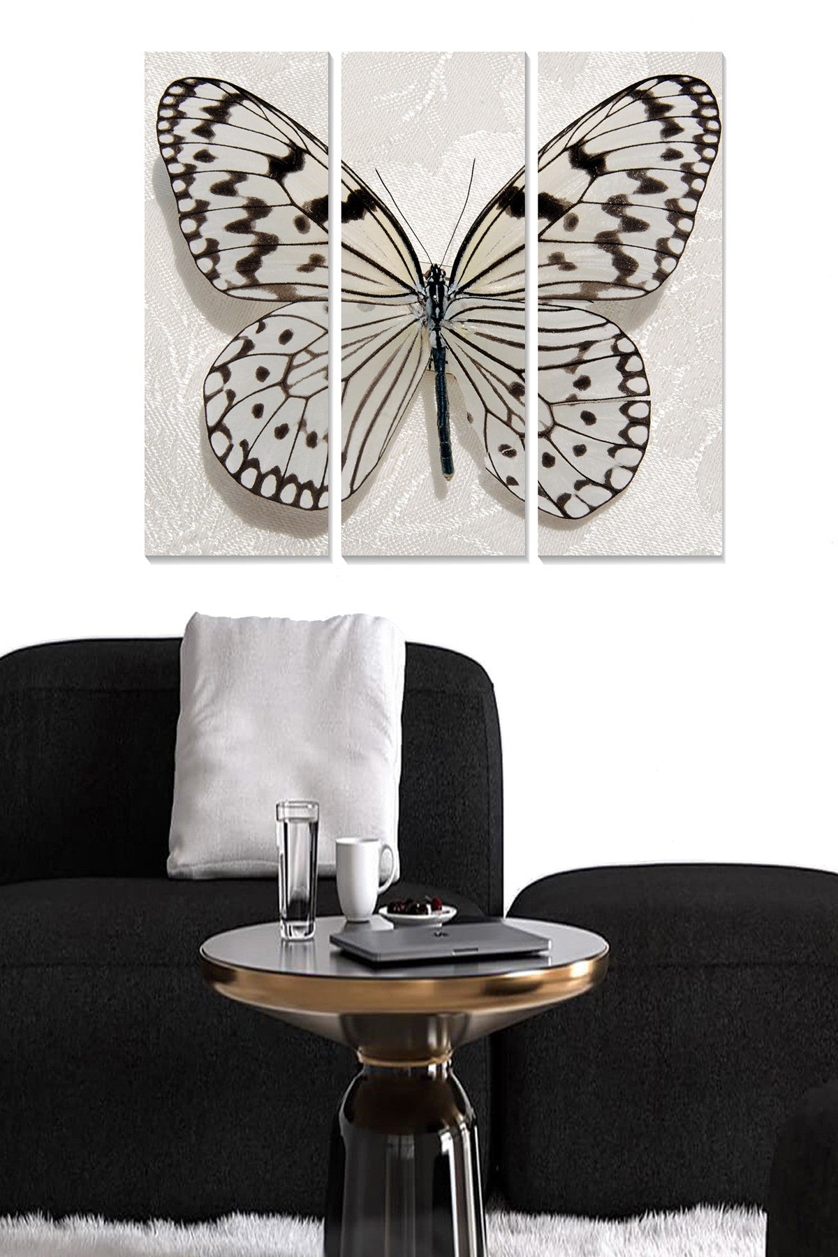 Quadro Decorativo em MDF Multicolor (Conjunto de 3 Peças) 70x50 cm – MDF14920417