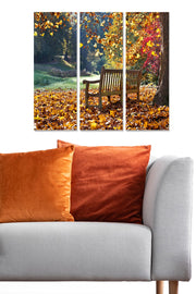 Tríptico Decorativo em MDF Multicolor — 3 Peças (20 x 50 cm cada) | Tamanho Total 70 x 50 cm