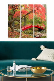 Quadro Decorativo em MDF Multicolor (Conjunto de 3) — 70x50 cm, Espessura 3 mm