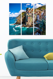 Quadro Decorativo em MDF (3 Peças) Multicolor – 20 x 50 cm cada, Total 70 x 50 cm – MDF 3 mm (Ref. MDF155340290)