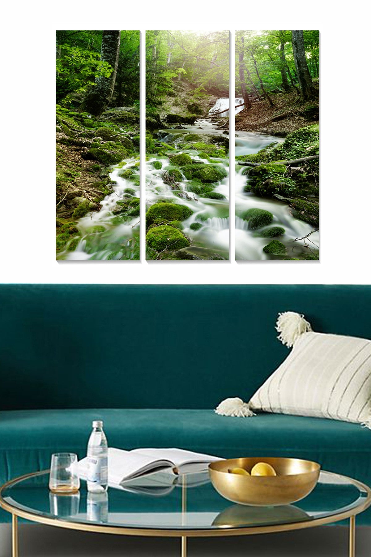 Conjunto de Quadros Decorativos em MDF (3 Peças), Multicolor, 70 x 50 cm, 3 mm, Ref. MDF1555194