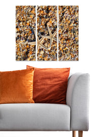 Quadro Decorativo em MDF Multicolor – Conjunto de 3 Peças (20x50 cm cada, 70x50 cm total), Espessura 3 mm