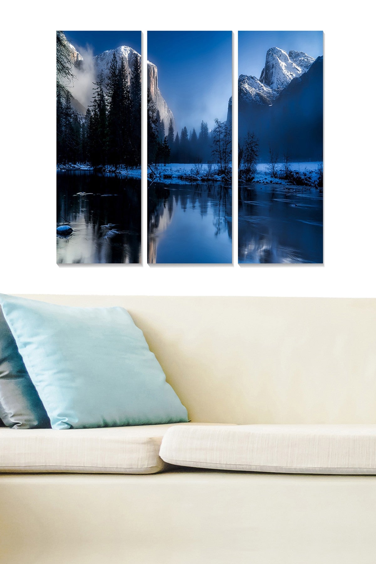 Quadro Decorativo em MDF 100% Multicolor – Conjunto de 3 Peças, 70x50 cm (3x20x50 cm), Espessura 3 mm