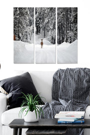 Quadro Decorativo 100% MDF Multicolor (3 Peças) – Total 70x50 cm, Espessura 3 mm