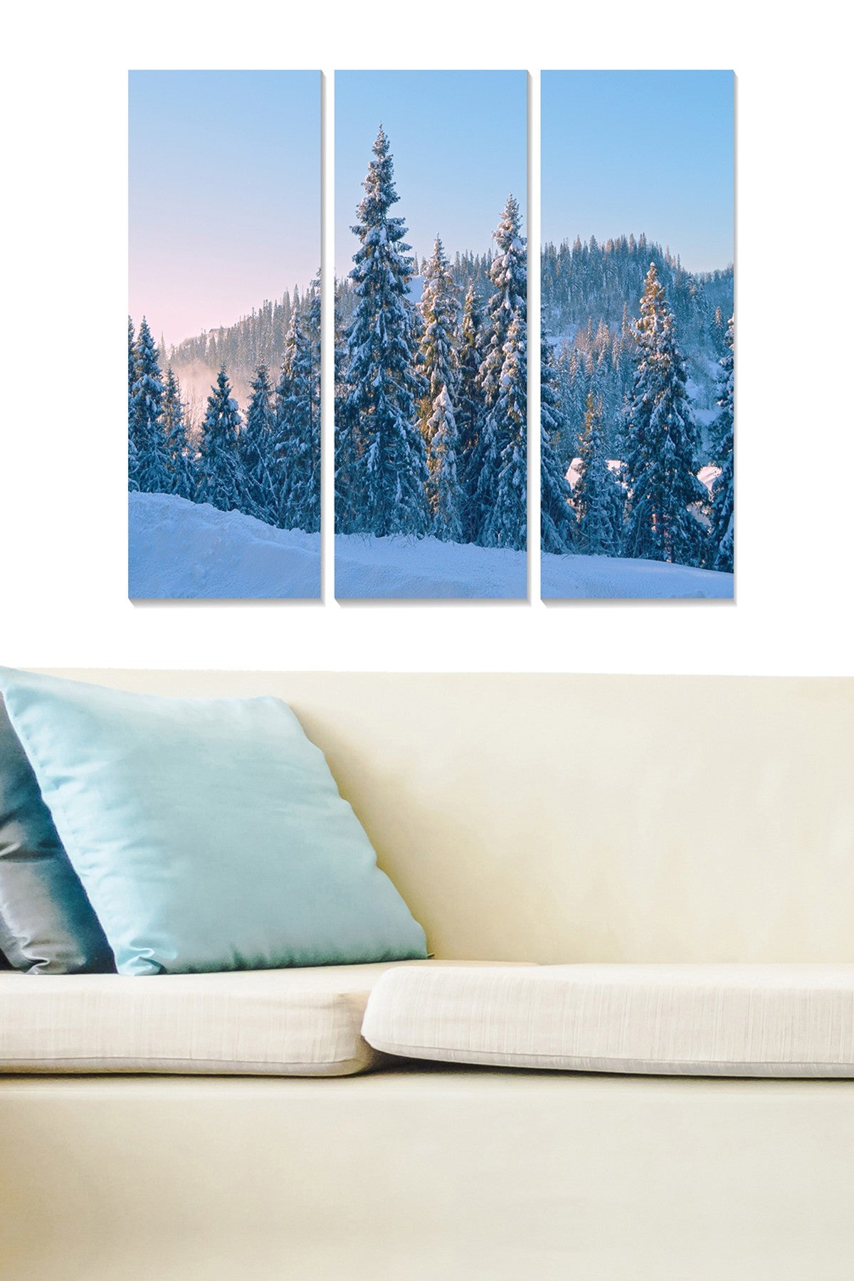 Conjunto de Quadros Decorativos em MDF Multicolor (3 Peças) 70x50 cm – MDF160987060