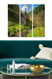 Quadro Decorativo em MDF Multicolor (Conjunto de 3) 70x50 cm – 100% MDF 3 mm