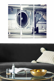 Conjunto de 3 Quadros Decorativos em MDF Multicolor – 70x50 cm (cada 20x50 cm), espessura 3 mm