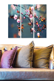 Tríptico Decorativo em MDF Multicolor 70 x 50 cm (3 Peças)