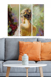 Quadro Decorativo em MDF Multicolor (Conjunto 3 Peças) – 20x50 cm cada | Total 70x50 cm | Espessura 3 mm | MDF16423069