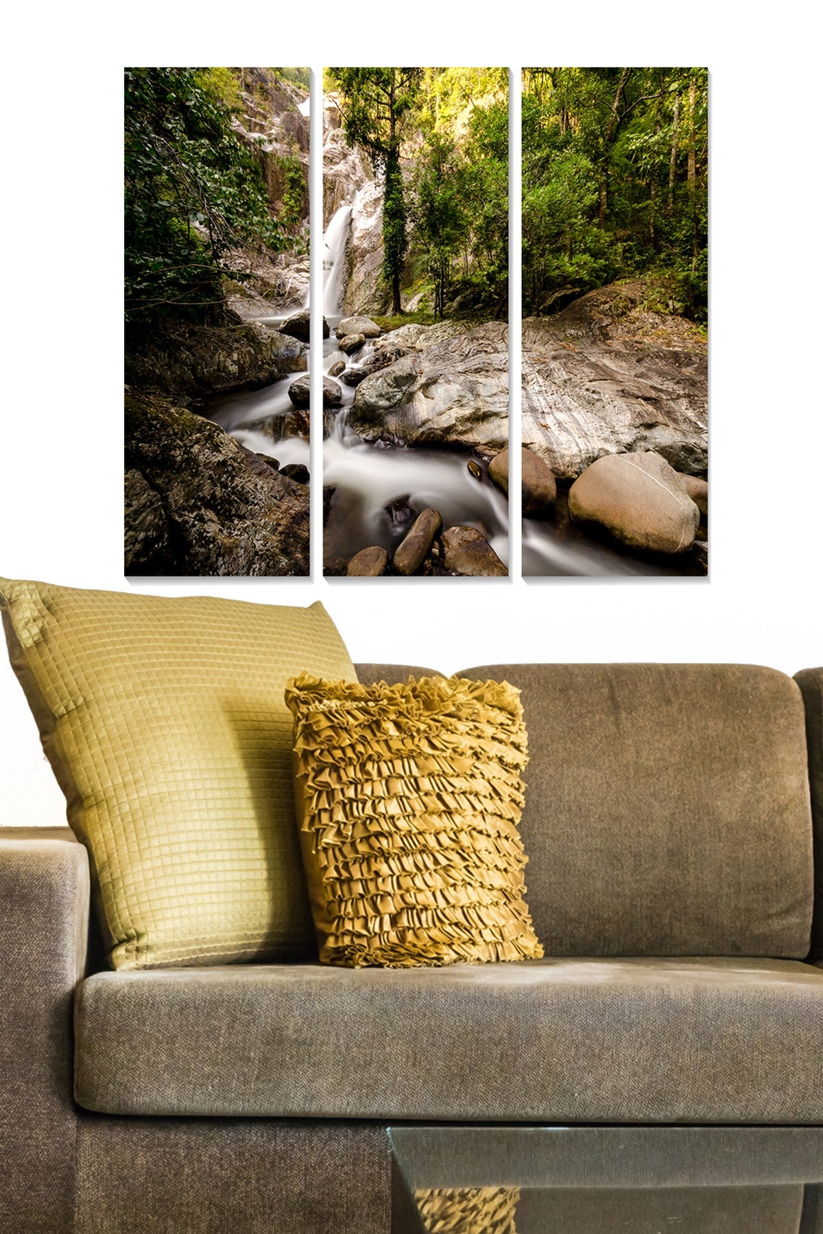 Quadro Decorativo em MDF Multicolor (Conjunto de 3 Peças) – 70 x 50 cm, 3 mm | Ref. MDF167313062