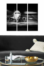 Quadro Decorativo em MDF (3 Peças) Multicolor 20x50 cm cada, total 70x50 cm, espessura 3 mm — MDF167426885