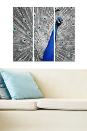 Quadro Decorativo em MDF Multicolorido – Conjunto de 3 Peças, 70x50 cm (20x50 cm cada, 3 mm) | MDF1676635