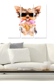 Tríptico Decorativo em MDF 100% Multicolor – 70x50 cm (3×20x50 cm), 3 mm de espessura