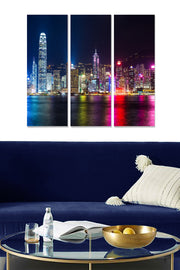 Quadros Decorativos em MDF (3 Peças) Multicolorido – 70 x 50 cm (total), 3 mm