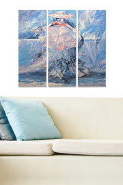 Quadro Decorativo em MDF Multicolorido – Conjunto 3 Peças, 70x50 cm