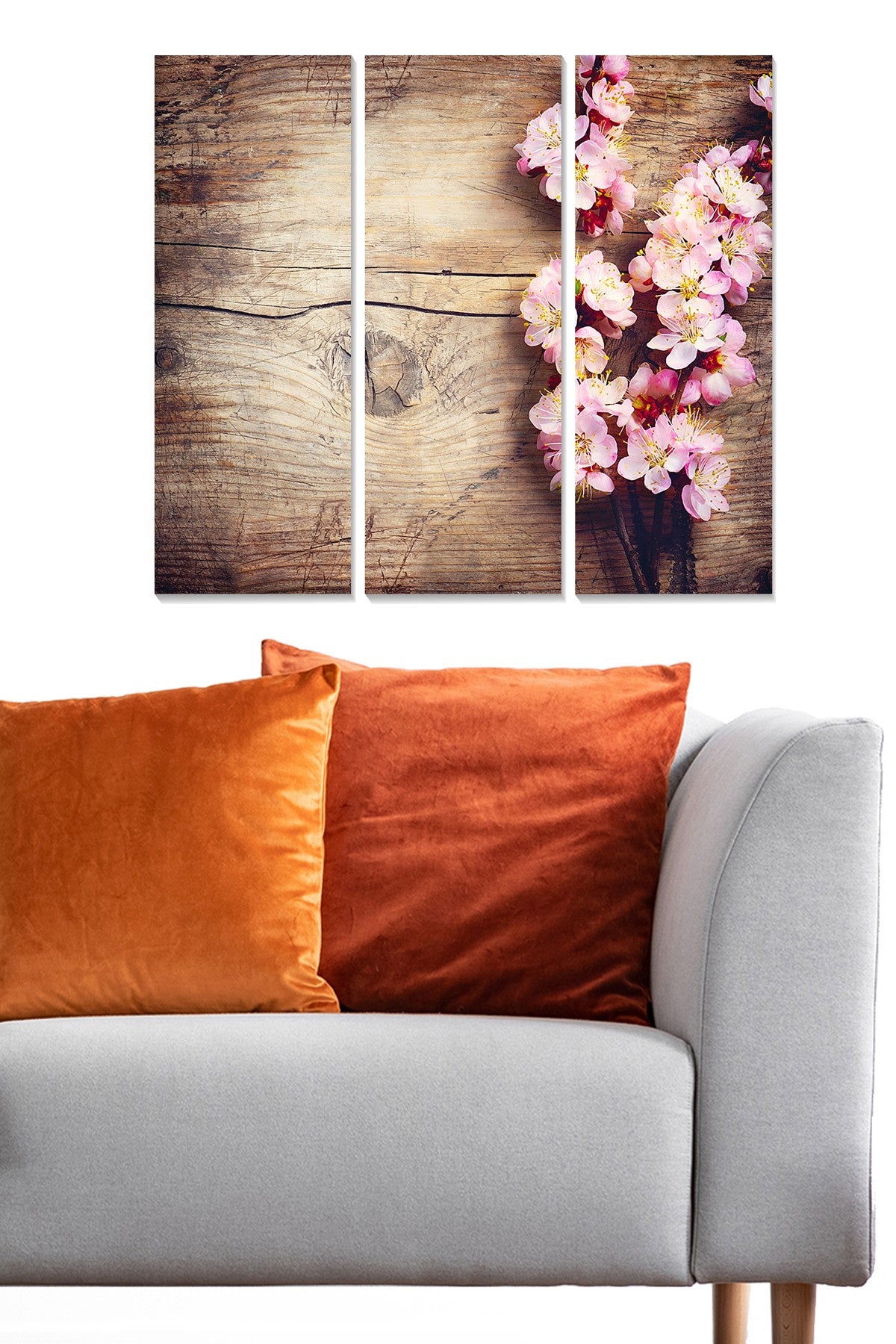 Quadro Decorativo MDF Multicolor – Tríptico 70x50 cm (3x 20x50 cm), MDF 3 mm