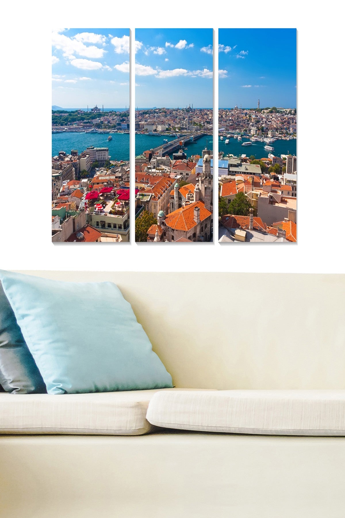 Quadros Decorativos em MDF Multicor (3 Peças) – 70 x 50 cm