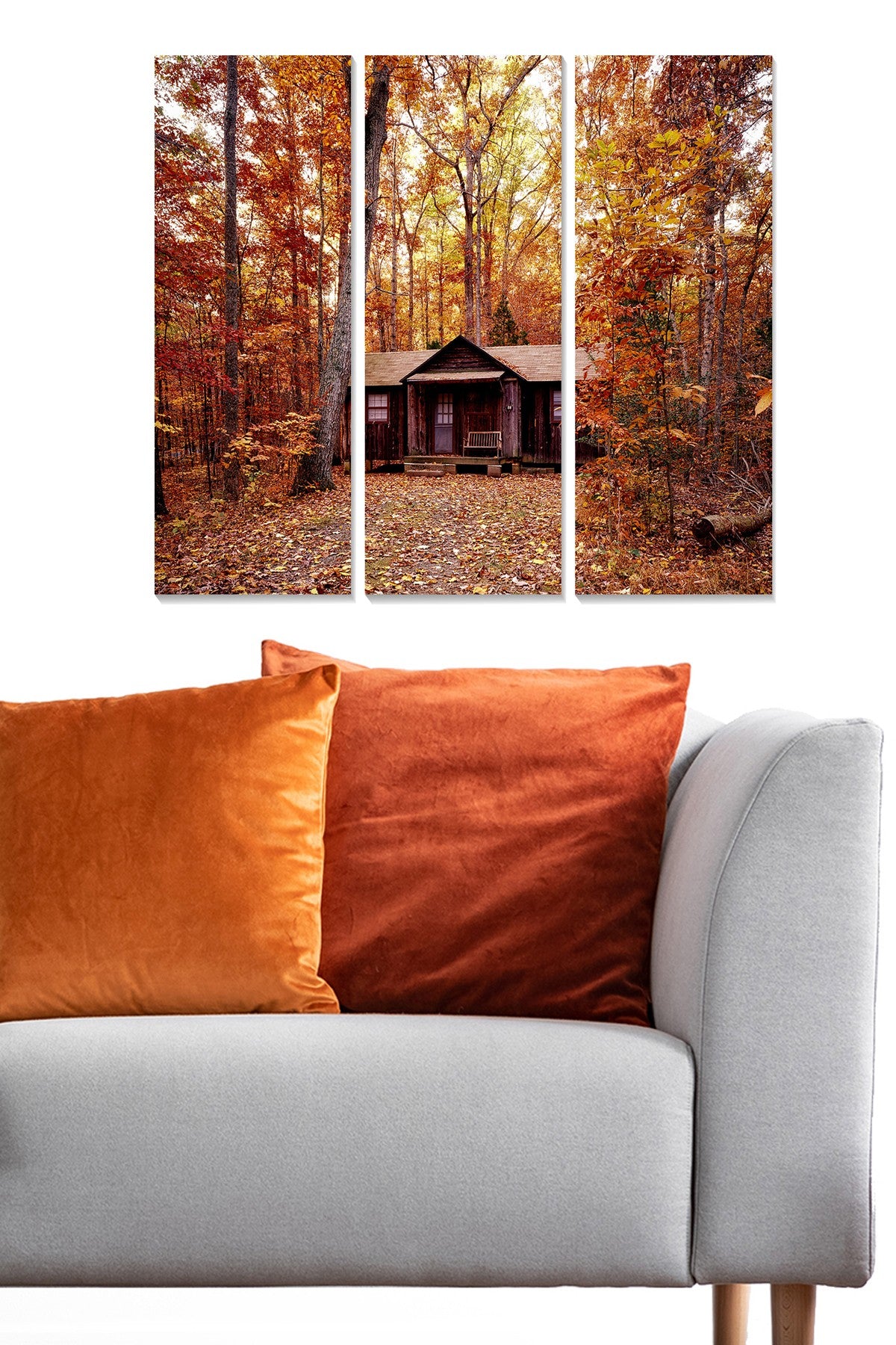 Quadro Decorativo em MDF Multicolor (3 Peças) – 70x50 cm, Espessura 3 mm