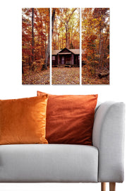 Quadro Decorativo em MDF Multicolor (3 Peças) – 70x50 cm, Espessura 3 mm