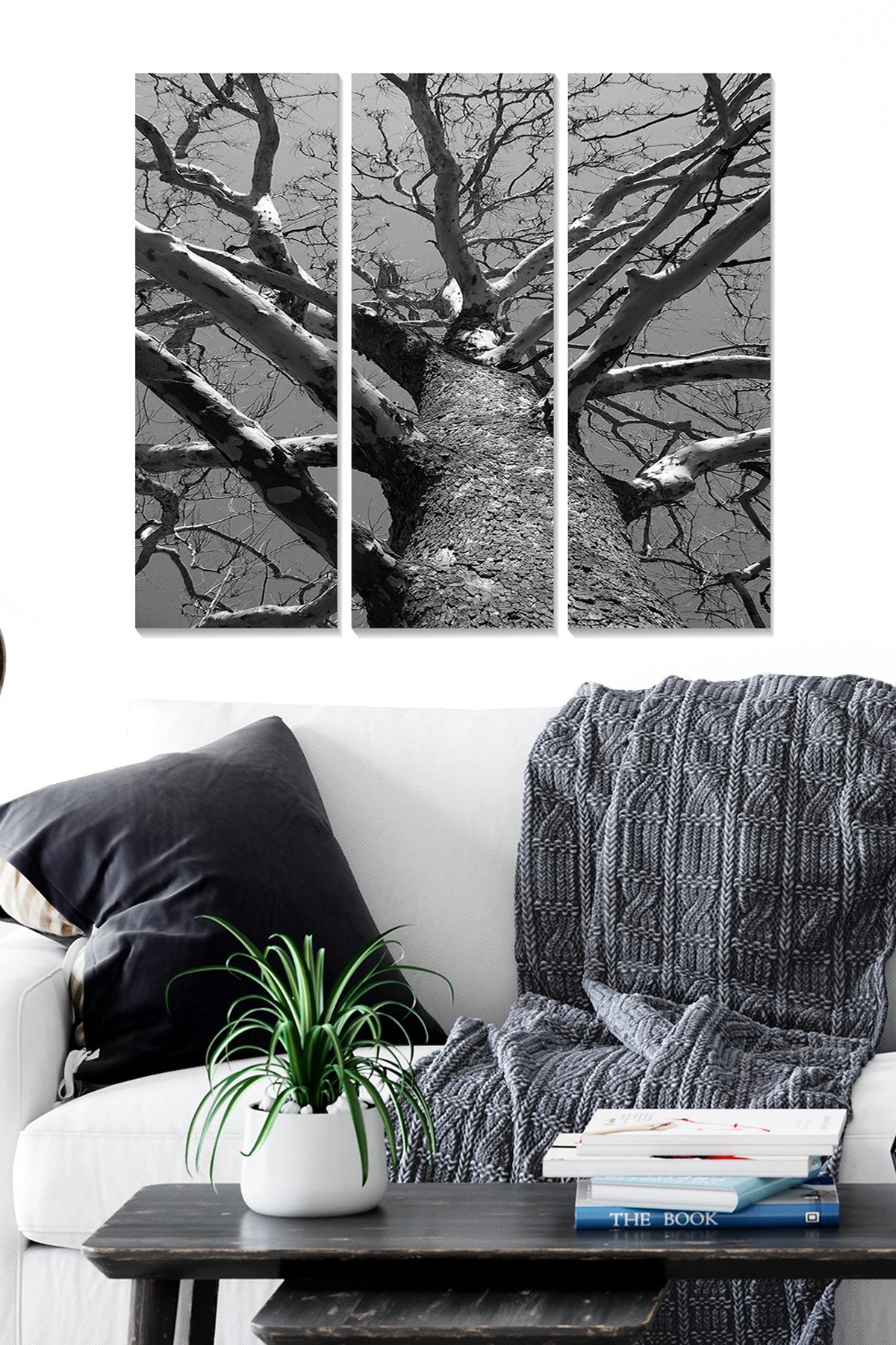 Quadro Decorativo em MDF (3 Peças) Multicolor — 20 x 50 cm cada, Total 70 x 50 cm, Espessura 3 mm | MDF17708