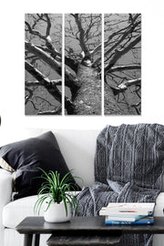 Quadro Decorativo em MDF (3 Peças) Multicolor — 20 x 50 cm cada, Total 70 x 50 cm, Espessura 3 mm | MDF17708