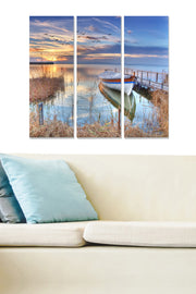 Quadro Decorativo em MDF Multicor – Conjunto 3 Peças, 70x50 cm, 3 mm