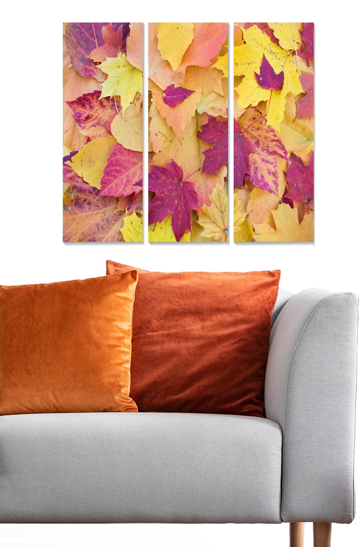 Quadro Decorativo Multicolor em MDF – Tríptico 3 Peças, 20x50 cm cada (Total 70x50 cm), 3 mm