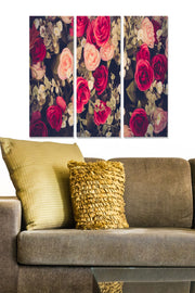 Quadro Decorativo em MDF Multicolor (Conjunto de 3) – 20x50 cm cada, total 70x50 cm, espessura 3 mm