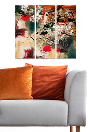 Quadro Decorativo em MDF (Conjunto de 3 Peças) Multicolor – 70 x 50 cm, 3 mm