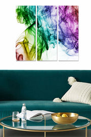 Quadros Decorativos em MDF Multicor – Conjunto de 3 Peças (20x50 cm cada), Total 70x50 cm