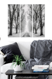 Conjunto de Quadros Decorativos em MDF (3 Peças) Multicolor – 70x50 cm (3x 20x50), Espessura 3 mm