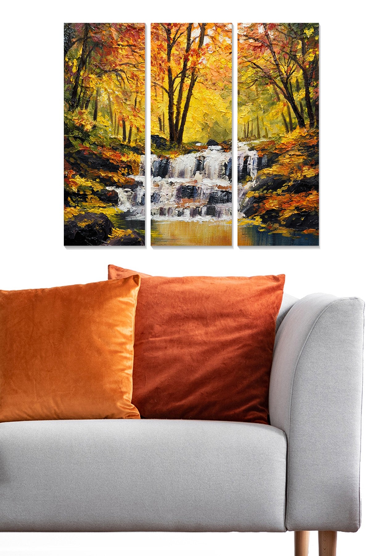 Quadro Decorativo em MDF Multicolor (Conjunto 3 Peças) 70x50 cm — 100% MDF 3 mm, 20x50 cm cada