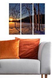 Conjunto de Quadros Decorativos em MDF (3 Peças), Multicolor, 70 x 50 cm (Total), Espessura 3 mm