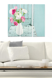 Tríptico Decorativo em MDF (3 Peças) Multicolorido — 70x50 cm total (3x 20x50 cm), espessura 3 mm